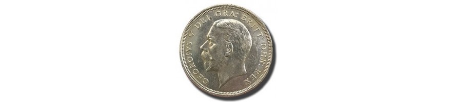 British Silver Crowns from Queen Victoria and George V
